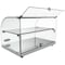 Koolmore -  22" Commercial Countertop Bakery Display Case with Front Curved Glass and Rear Door - 1.5 cu. ft. DC-2C - alternate 7
